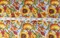 Fall Autumn Thanksgiving Pumpkins and Sunflowers on Light Blue 100% Cotton Fabric